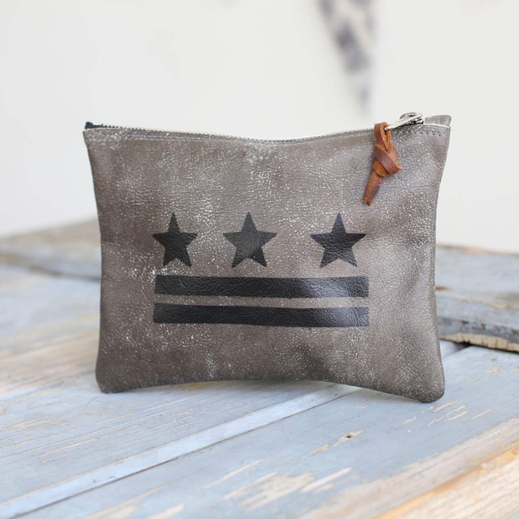 DC Pride Bag from Stitch & Rivet - Washingtonian Stitch & Rivet's DC Pride Pouch.