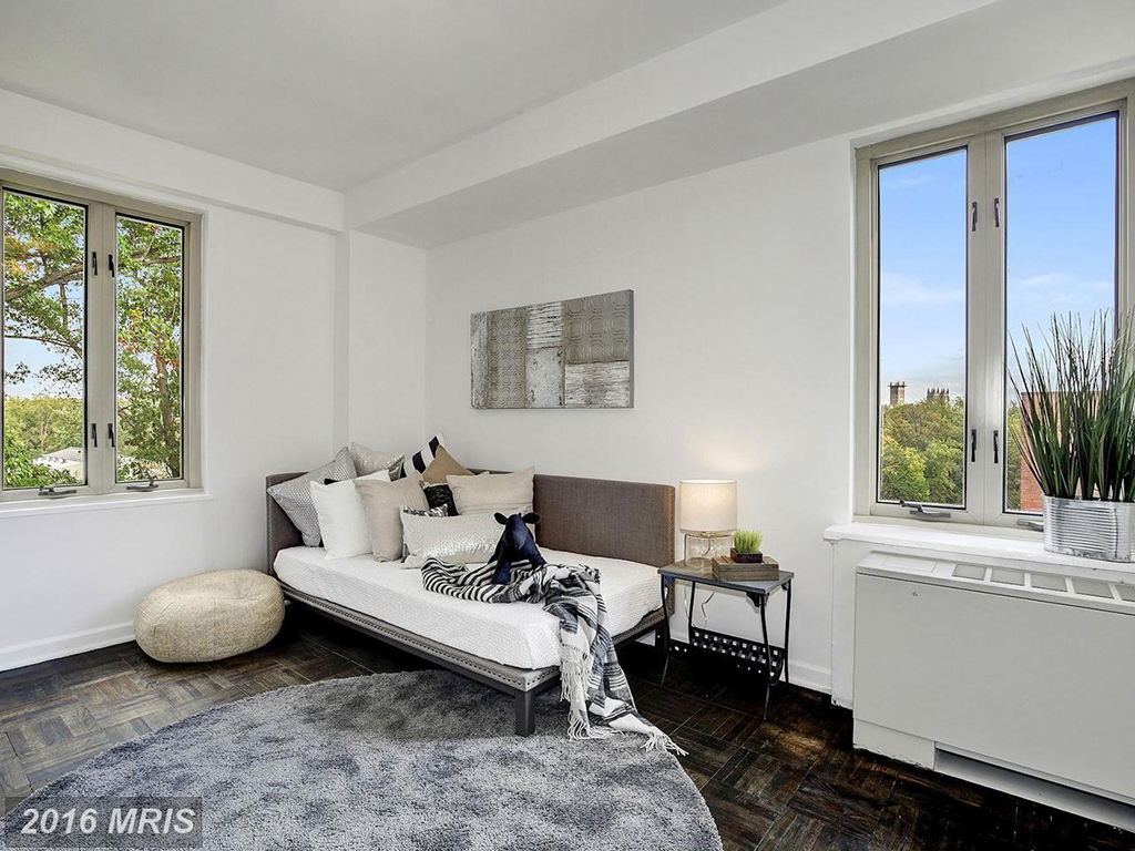 gbrier-room-2 - Washingtonian Under 500k: Light-filled Apartment Near American University