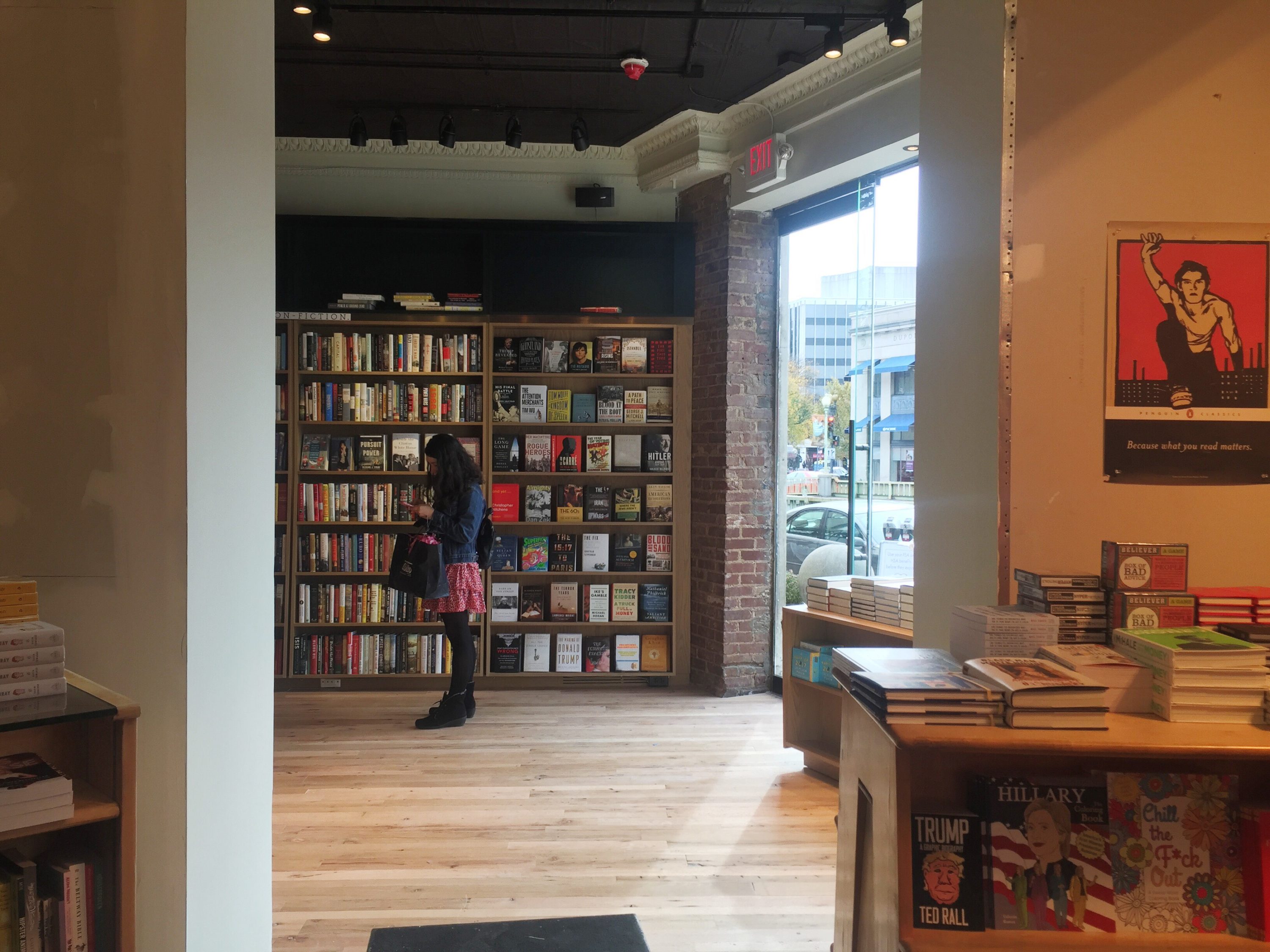 The view through the newly created doorway into the expansion.