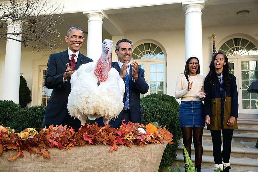 Photographs of Obama with Turkey by Pete Souza/White House 