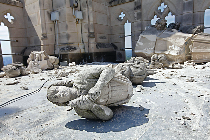 Photographs of Earthquake, Michelle Obama, and Occupy by AP Images 