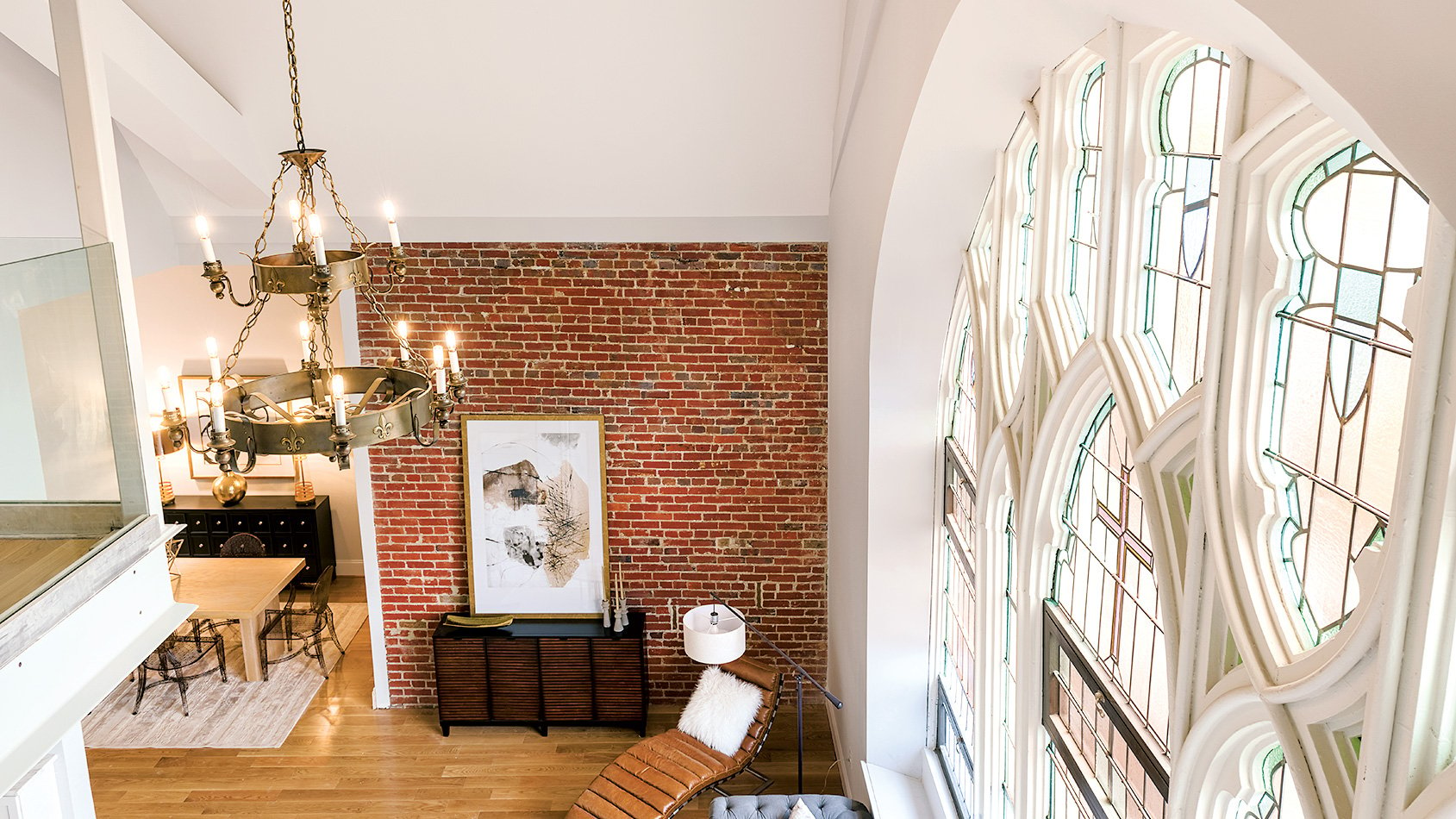 We Can’t Get Over the Windows In This Converted-Church Condo