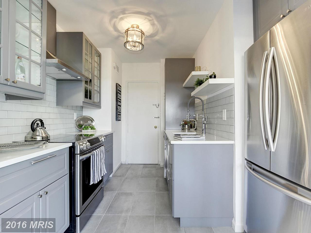 gbrier-kitchen - Washingtonian Under 500k: Light-filled Apartment Near American University