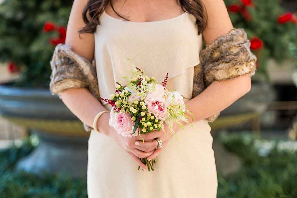 This High School Sweetheart’s Christmas-Themed Wedding Is Guaranteed to Bring You Holiday Joy