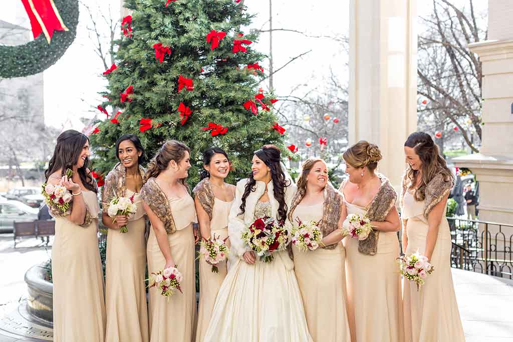 This High School Sweetheart’s Christmas-Themed Wedding Is Guaranteed to Bring You Holiday Joy