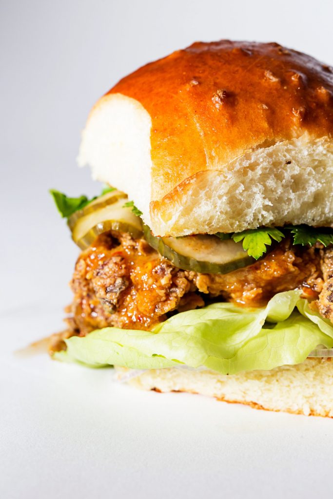 Fried chicken sandwich