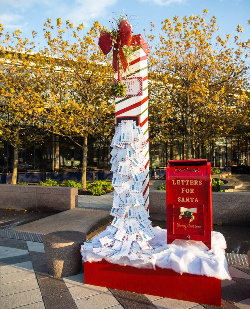 Letters to Santa Tower and mailbox.