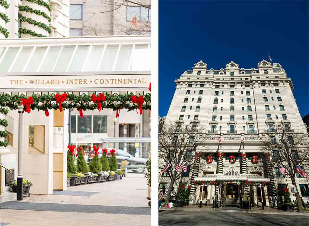 This Christmas-Themed Wedding at the Willard Is Guaranteed to Put You In the Holiday Spirit