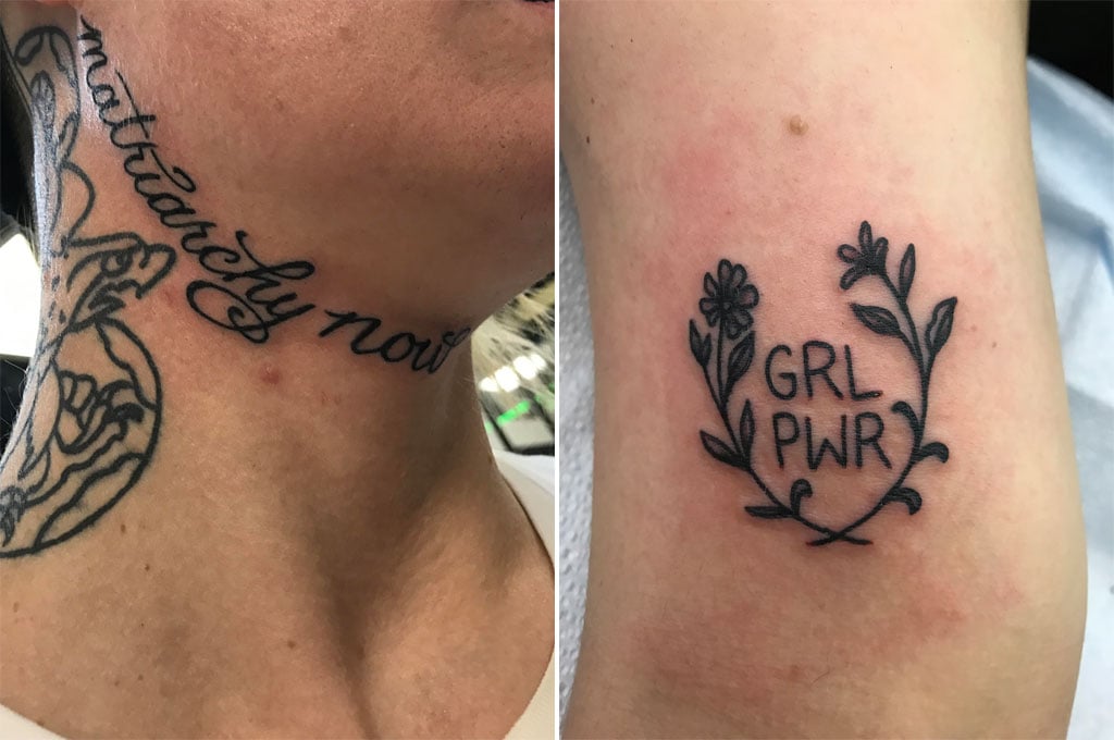 Bad ass female tattoos