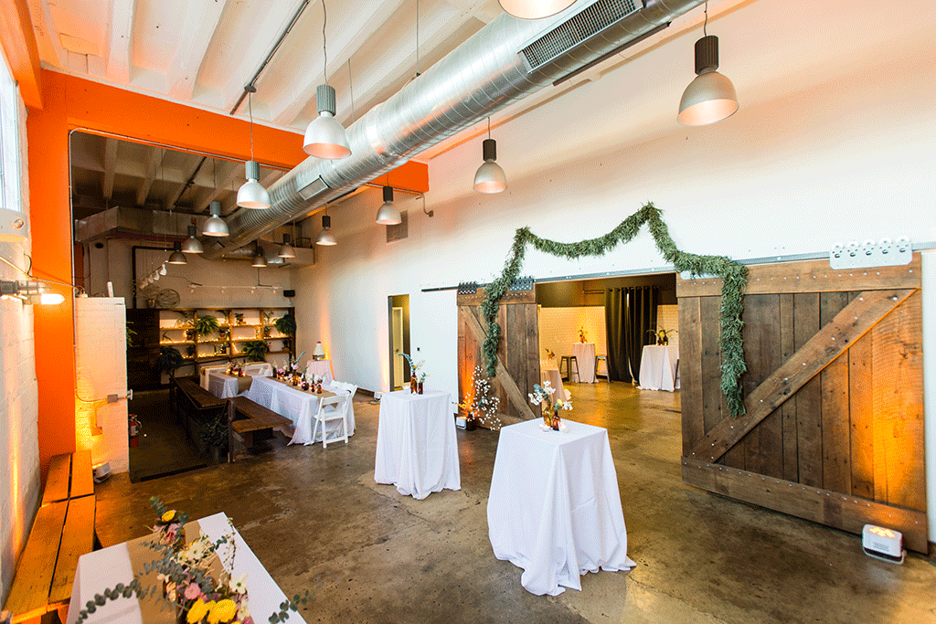 Proof That a Wedding at an Industrial Community Kitchen is a Totally Rad Idea