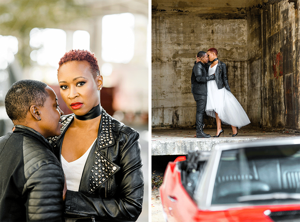 These Badass Leather-Clad Fiancées Took Engagement Photos In a 67’ Camaro