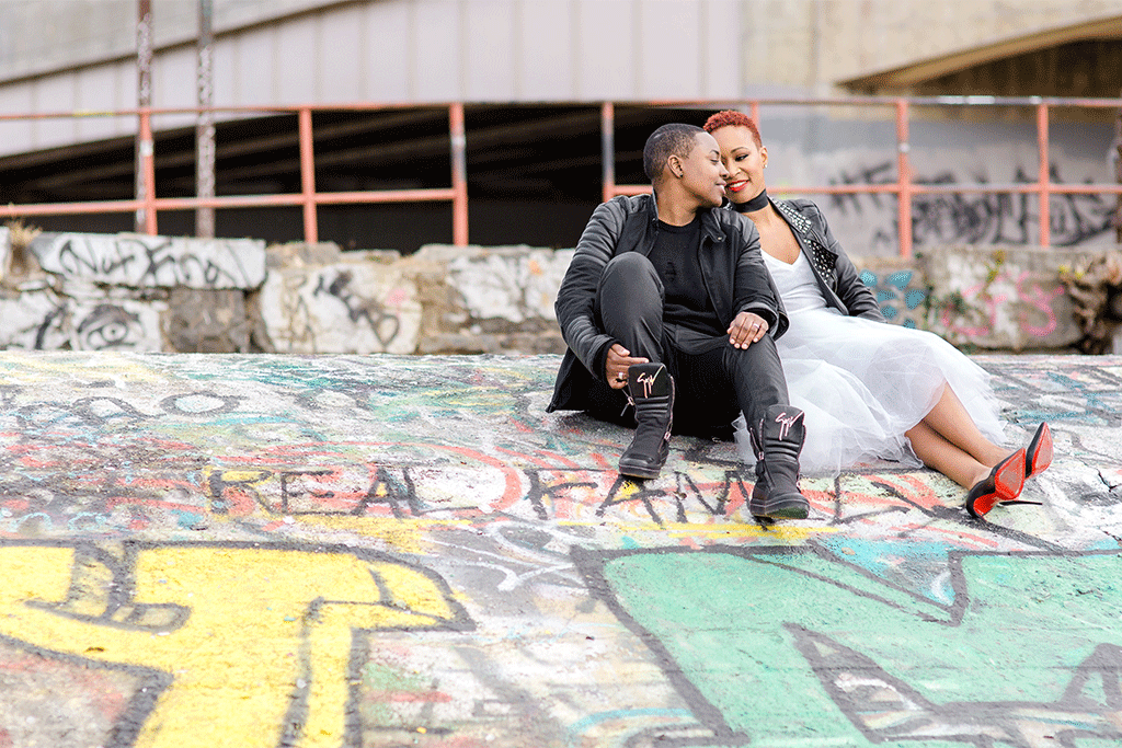 These Badass Leather-Clad Fiancées Took Engagement Photos In a 67’ Camaro