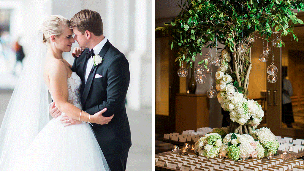The Bride at this Classic DC Wedding Met Her Husband On Her First Online Date EVER