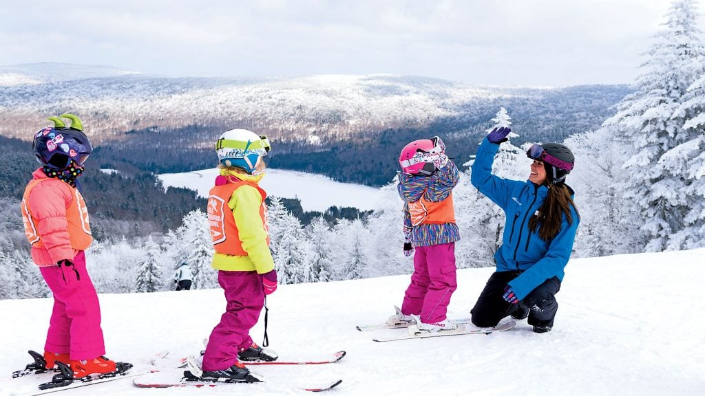 Kids can learn to ski or can hit the indoor playground. Photograph Courtesy of Snowshoe Mountain Resort 