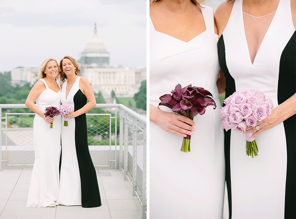 Laurie Shedler Mary Snider Wedding Newseum Travel Gay Marriage 