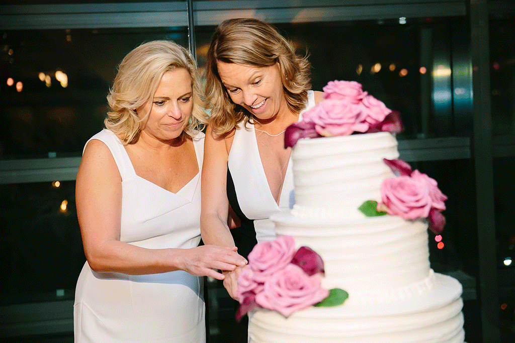 Laurie Shedler Mary Snider Wedding Newseum Travel Gay Marriage 