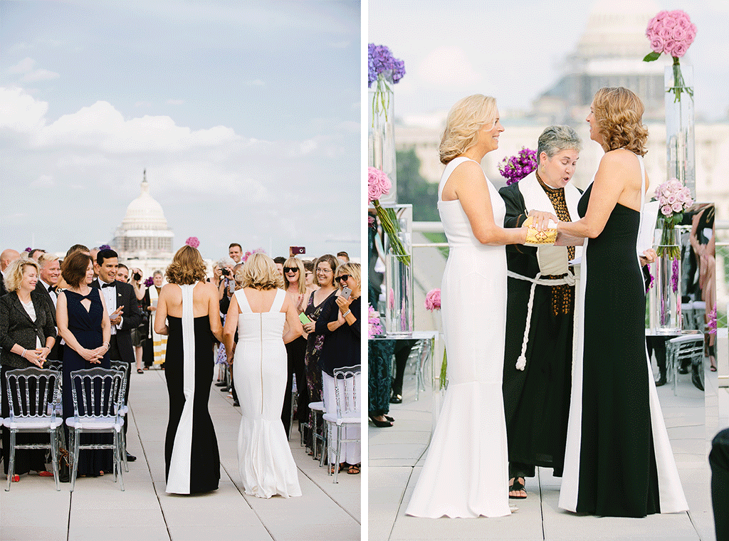 Laurie Shedler Mary Snider Wedding Newseum Travel Gay Marriage 