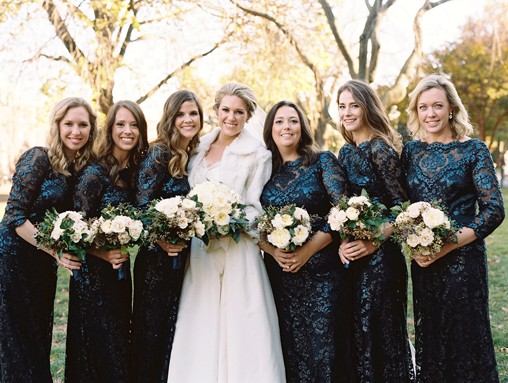 This DC Couple Chose a Georgetown University Theme for their Autumn Wedding Brooke Henderson Francis Brogan 