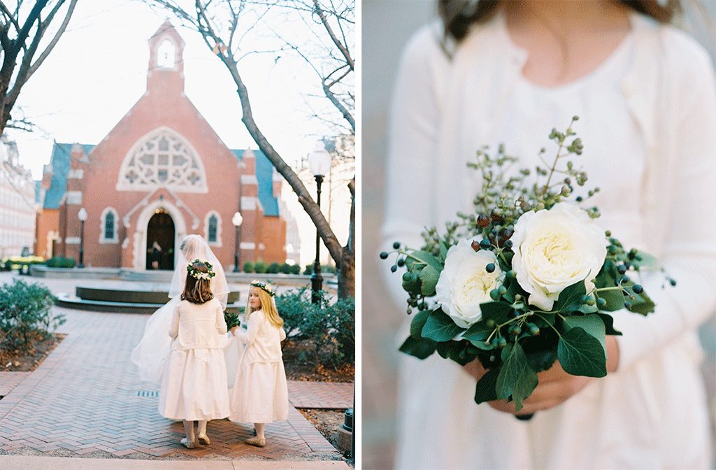 This DC Couple Chose a Georgetown University Theme for their Autumn Wedding Brooke Henderson Francis Brogan 