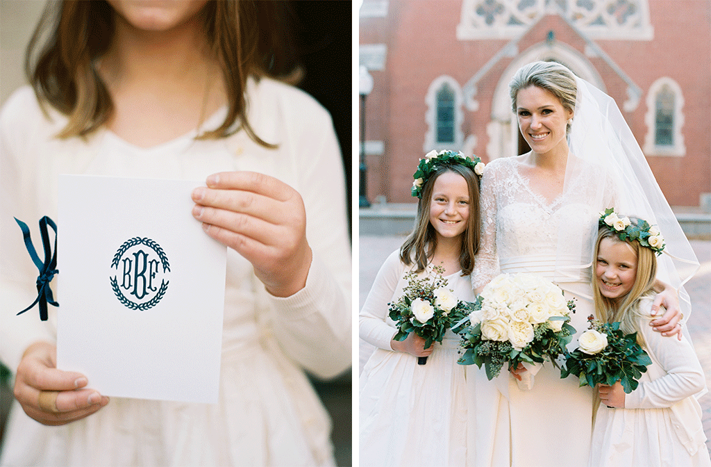 This DC Couple Chose a Georgetown University Theme for their Autumn Wedding Brooke Henderson Francis Brogan 