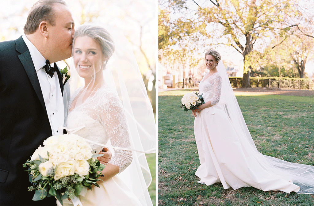 This DC Couple Chose a Georgetown University Theme for their Autumn Wedding Brooke Henderson Francis Brogan 