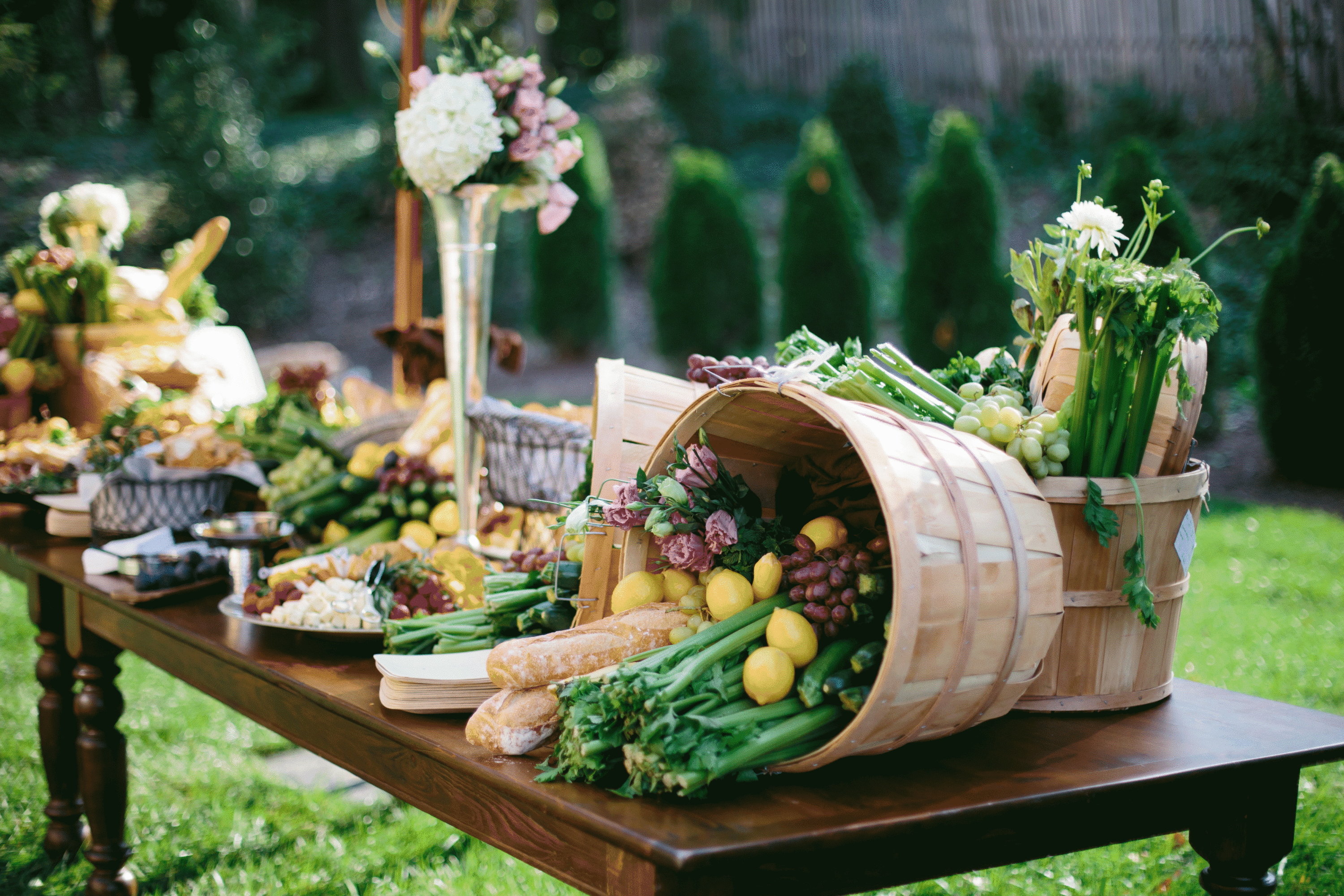 Marina Aiken Kosta Dionisopoulos St. Sophia Greek Orthodox Church St. Francis Hall Sarah Bradshaw Photography The Romantic Flower Pieces at this Garden-Inspired Greek Wedding are Every Bride’s Dream