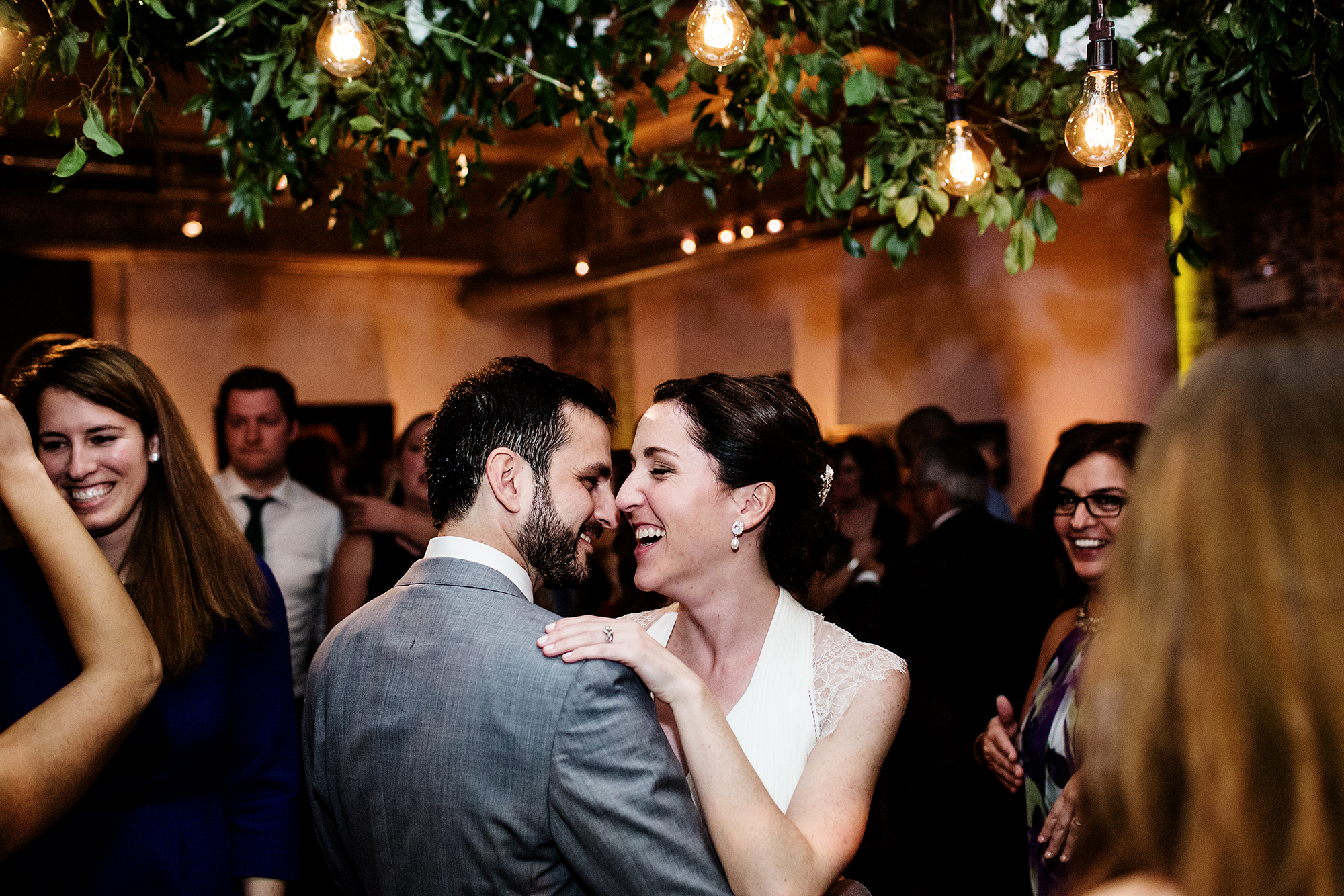 The Hanging Florals Add Such a Cool Touch to this Downtown DC Gallery Wedding Julia Brower Nick DiCarlo Longview Gallery 