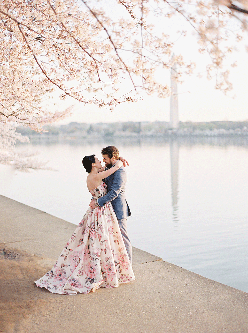 cherry blossom wedding dress