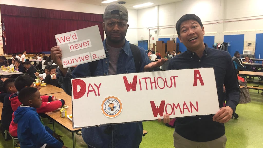 We’re Melting Over the Way These Teachers Helped Their Female Colleagues Celebrate International Women’s Day
