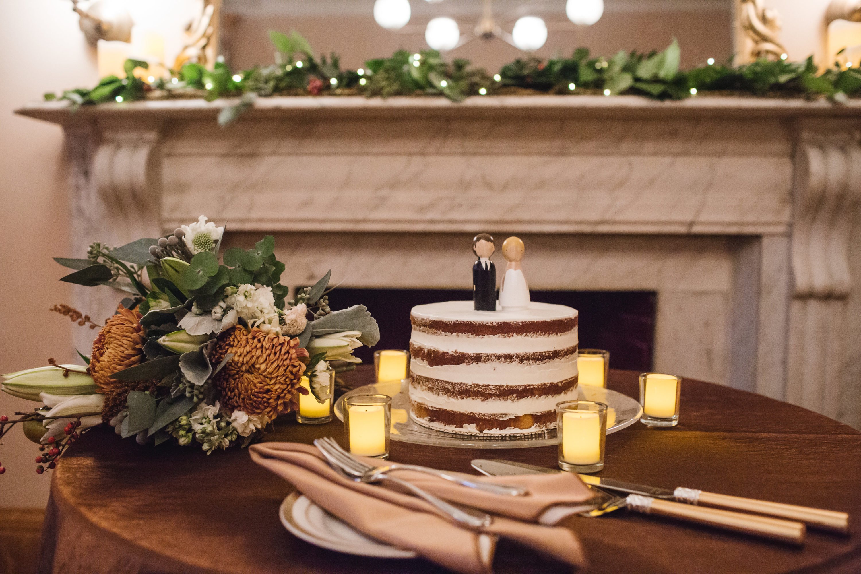 Emily Kaiser Matthieu Andre President Lincoln Cottage Beth Caldwell Photography Wedding