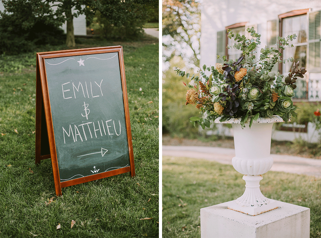 Emily Kaiser Matthieu Andre President Lincoln Cottage Beth Caldwell Photography Wedding