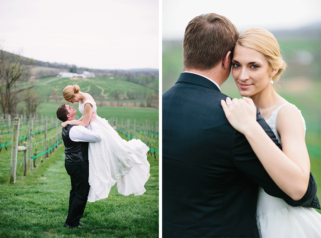 Lydia Smith Brent Schrader Spring Wedding Vineyards Virginia Sarah Bradshaw Photography