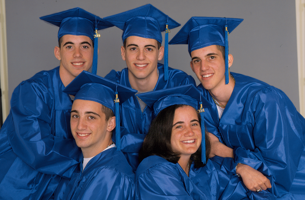 Quints-graduation - Washingtonian