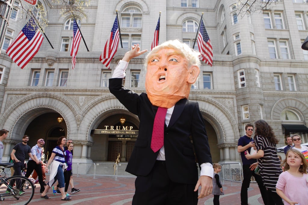 Photos: DC Protestors Call on President Trump to Release His Tax Returns