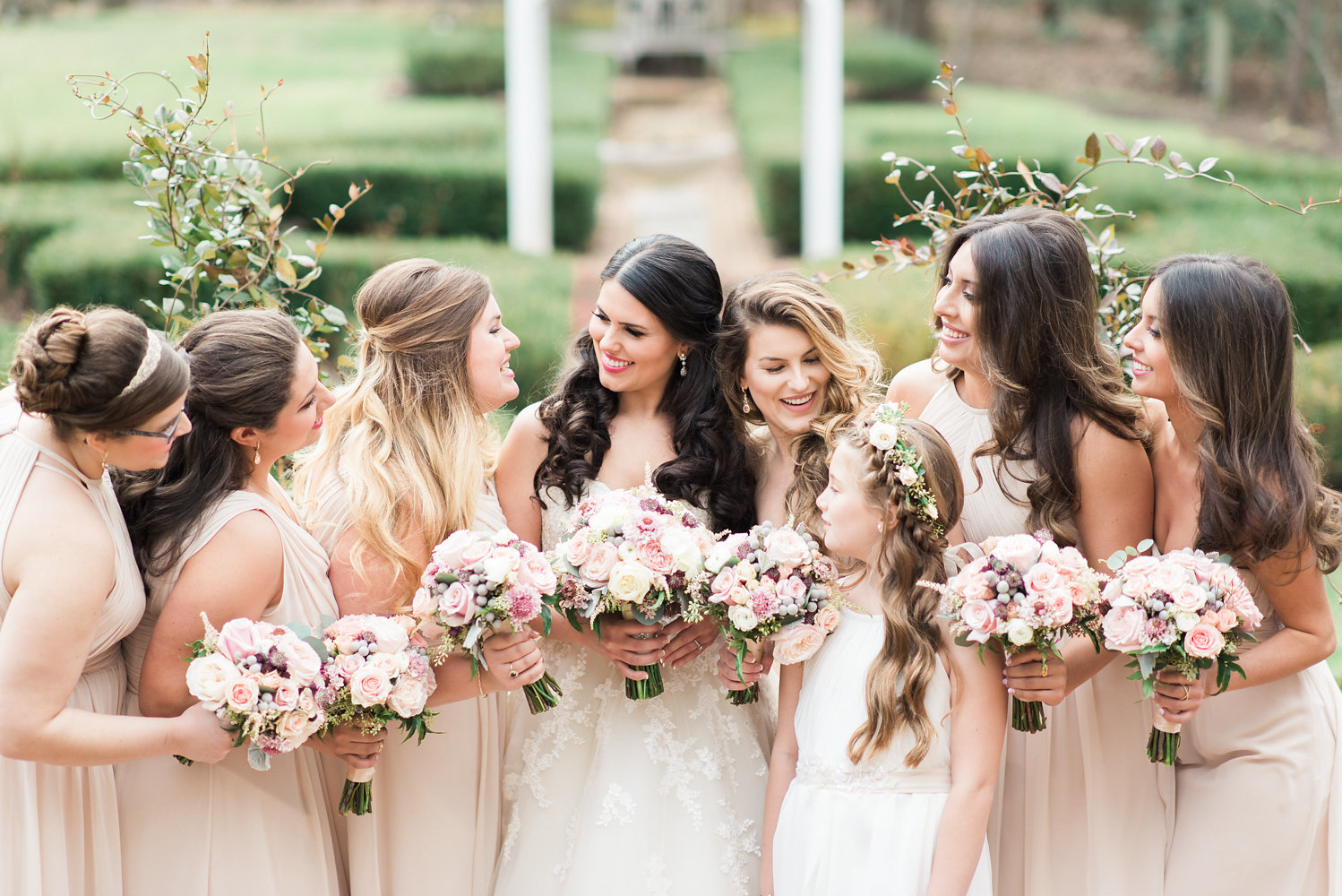 Gabrielle DeCesaris Ian Brickey Belvedere Joy Michelle Photography Blush Wedding Rolls Royce