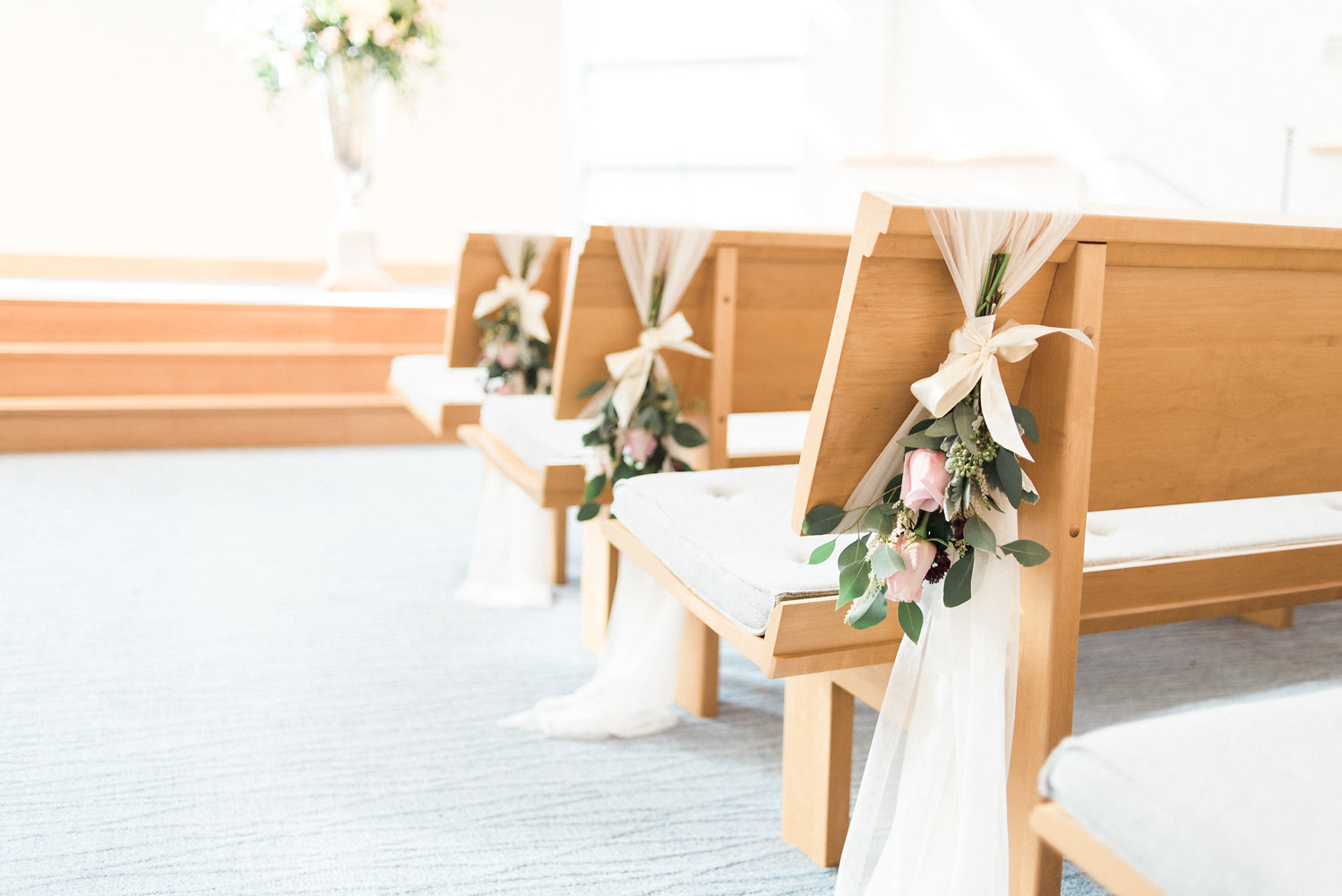 Gabrielle DeCesaris Ian Brickey Belvedere Joy Michelle Photography Blush Wedding Rolls Royce