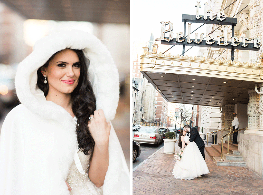 Gabrielle DeCesaris Ian Brickey Belvedere Joy Michelle Photography Blush Wedding Rolls Royce