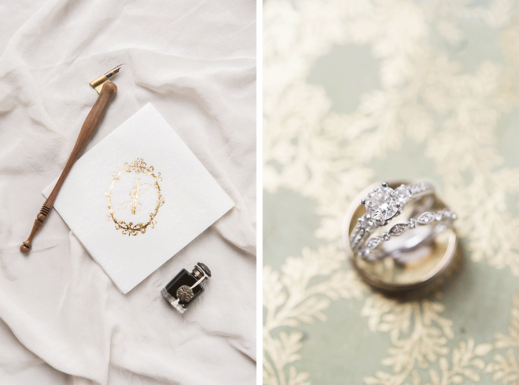 Gabrielle DeCesaris Ian Brickey Belvedere Joy Michelle Photography Blush Wedding Rolls Royce