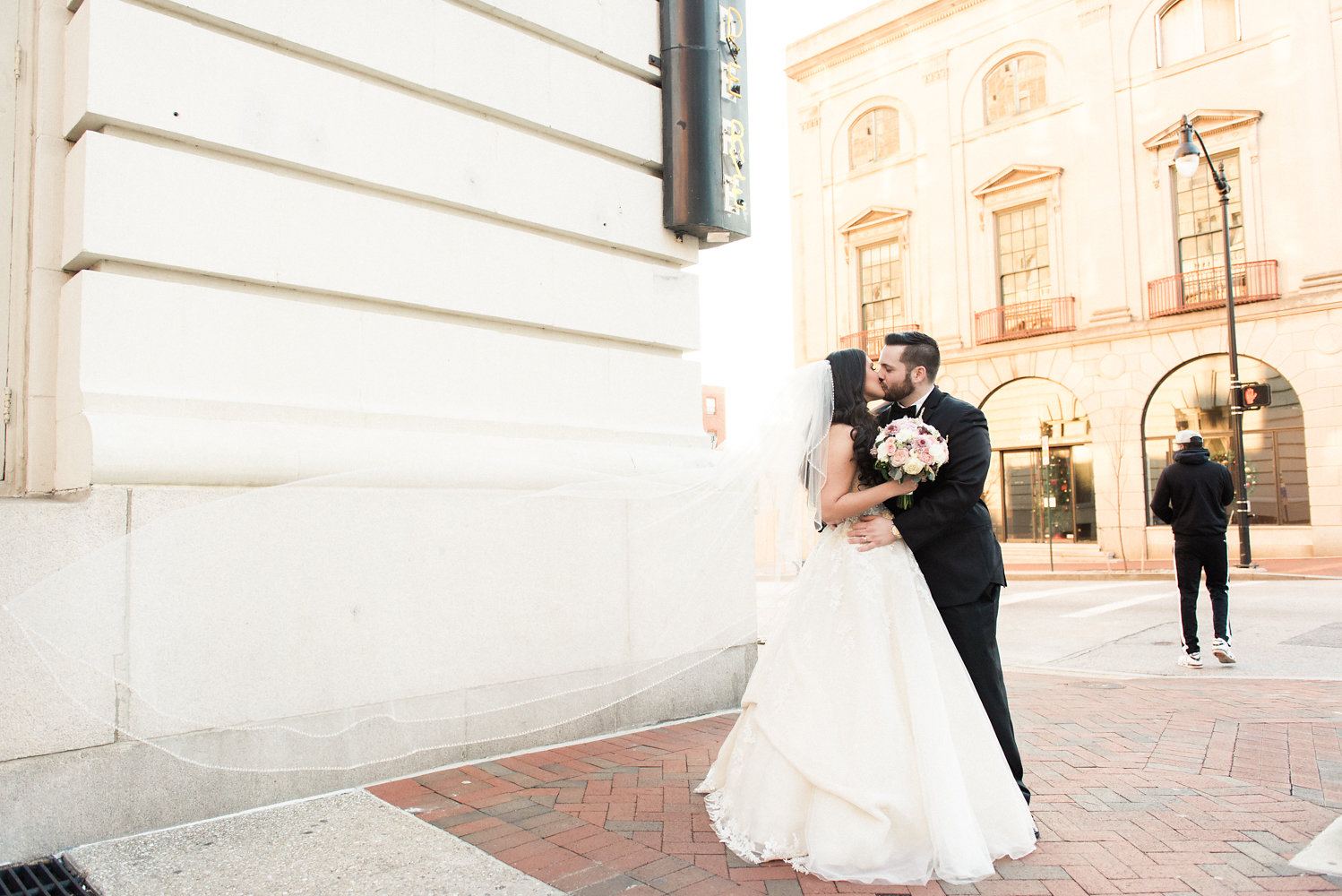 Gabrielle DeCesaris Ian Brickey Belvedere Joy Michelle Photography Blush Wedding Rolls Royce