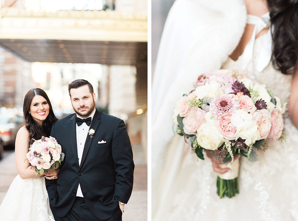 Gabrielle DeCesaris Ian Brickey Belvedere Joy Michelle Photography Blush Wedding Rolls Royce