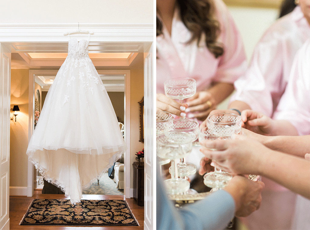 Gabrielle DeCesaris Ian Brickey Belvedere Joy Michelle Photography Blush Wedding Rolls Royce