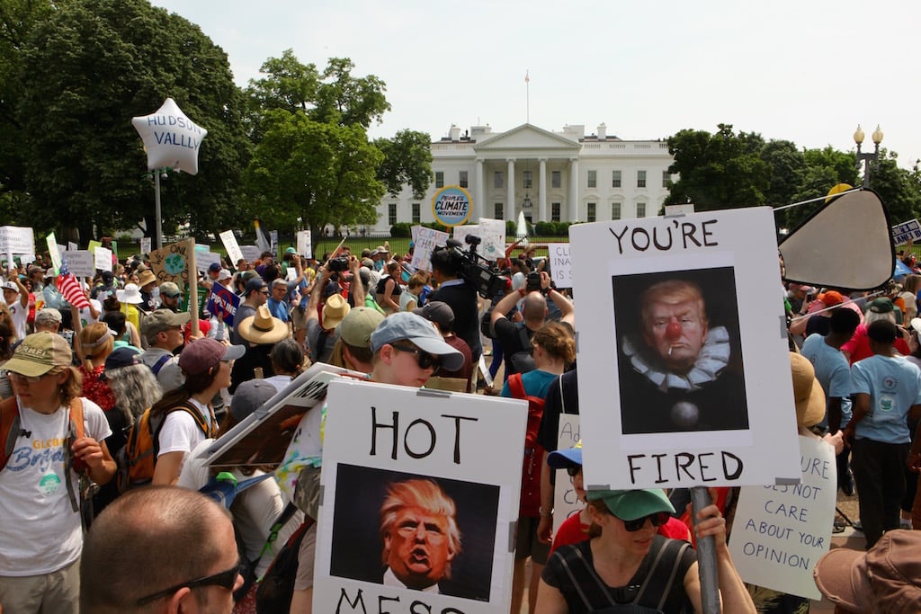 Photos: Signs and Protesters at Climate March