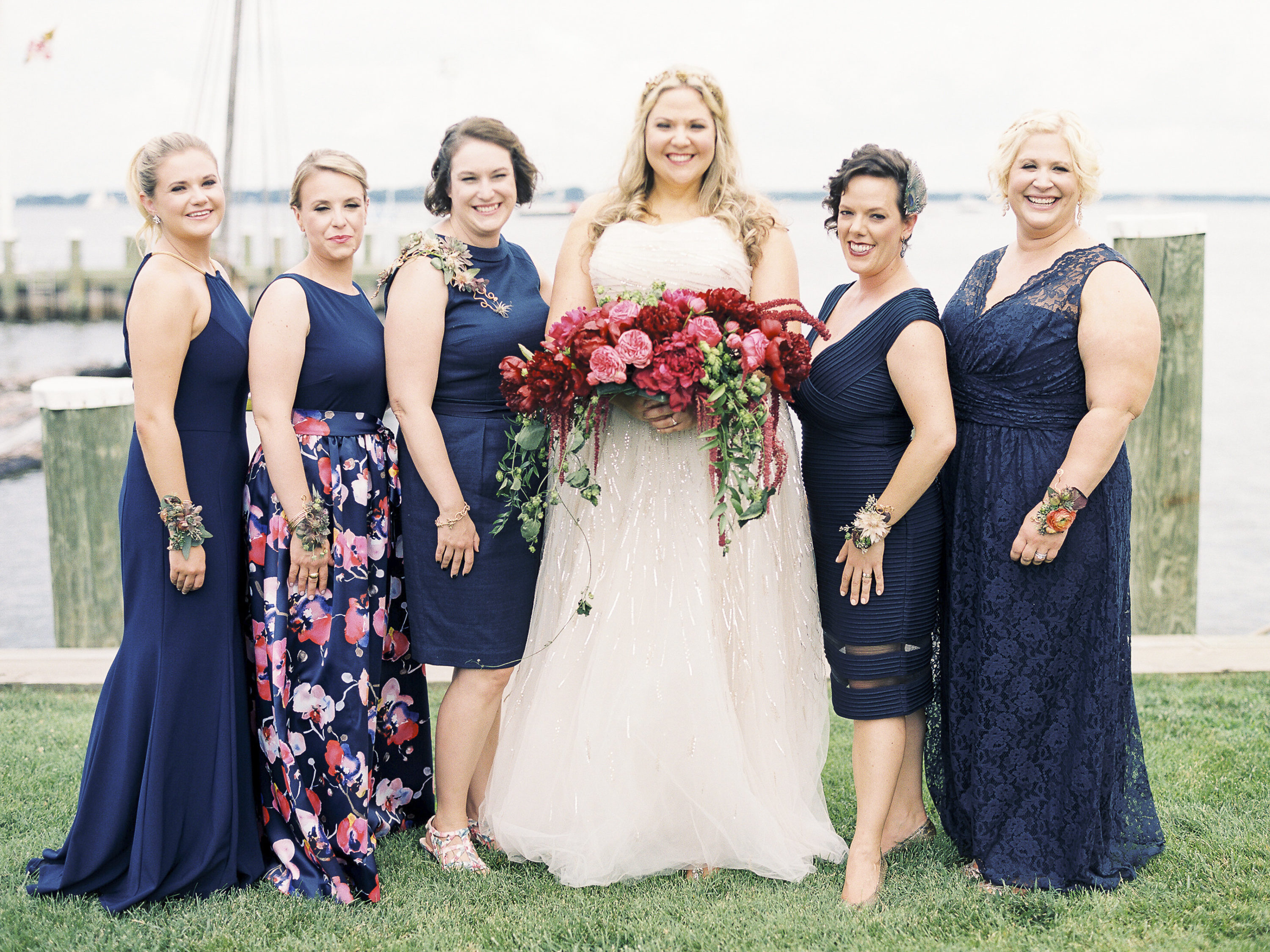 Emily Powell Daniel Bera Nautical Chesapeake Bay Museum St. Michaels Wedding