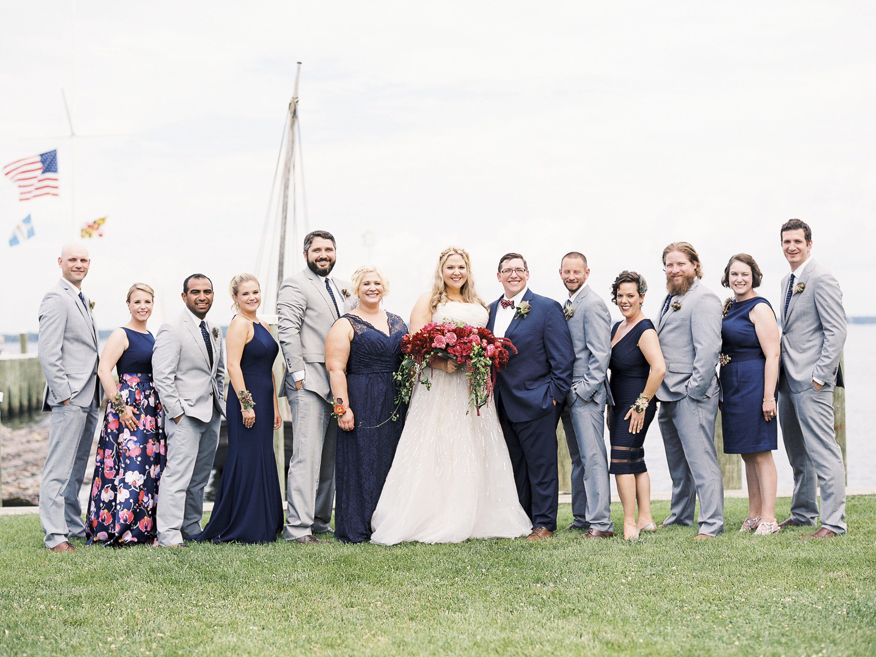 Emily Powell Daniel Bera Nautical Chesapeake Bay Museum St. Michaels Wedding