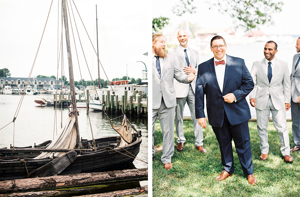 Emily Powell Daniel Bera Nautical Chesapeake Bay Museum St. Michaels Wedding