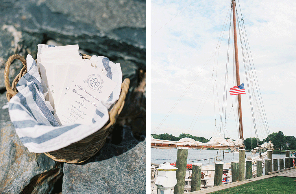 Emily Powell Daniel Bera Nautical Chesapeake Bay Museum St. Michaels Wedding