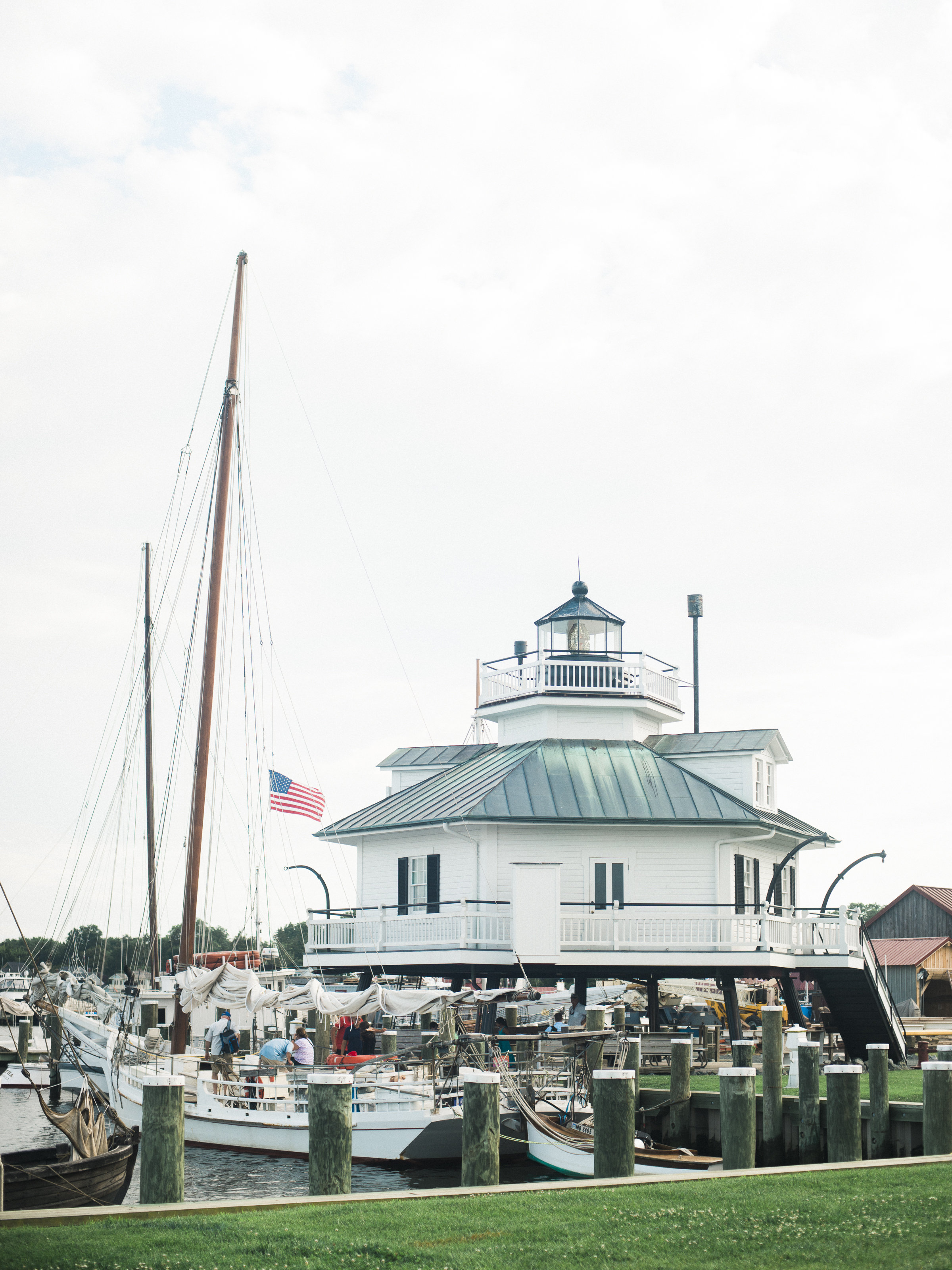 Emily Powell Daniel Bera Nautical Chesapeake Bay Museum St. Michaels Wedding