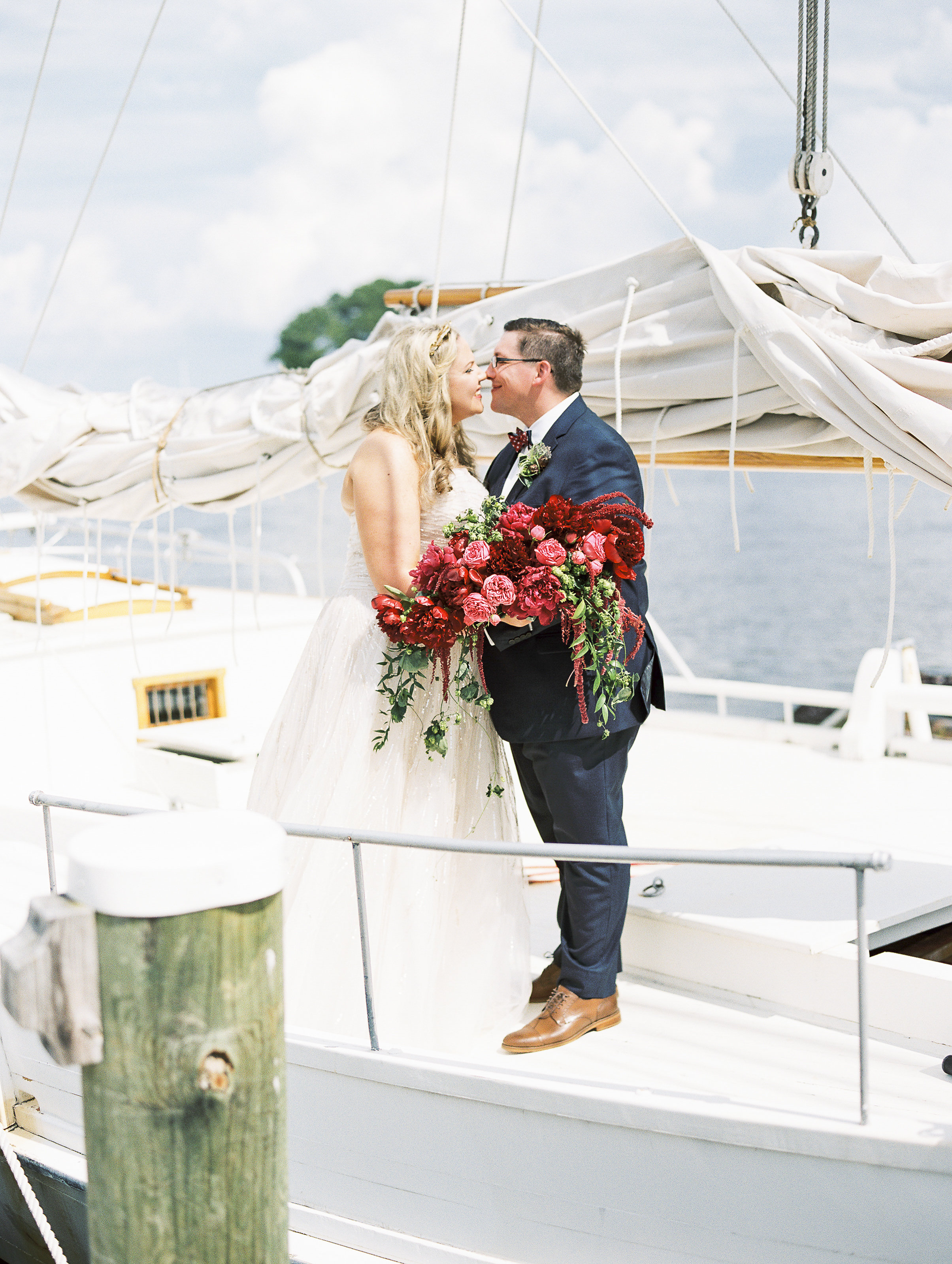 Emily Powell Daniel Bera Nautical Chesapeake Bay Museum St. Michaels Wedding