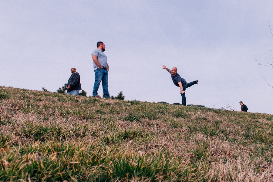 navy corpsman pilot fiance Clint Day Justin Jones Chris Ferenzi Goofy Monument Engagement Photoshoot