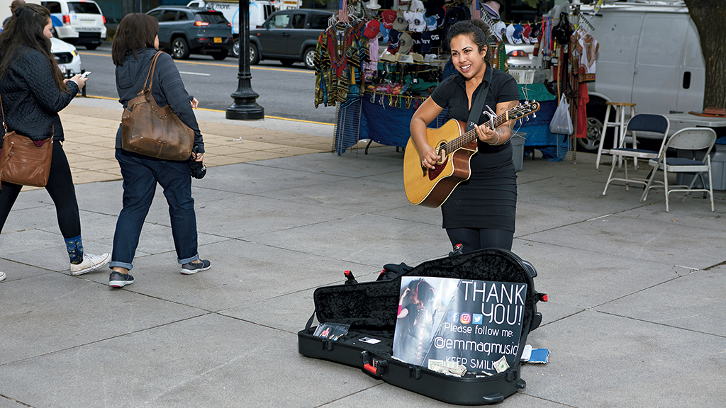 Emma G. Street Busker - Washingtonian